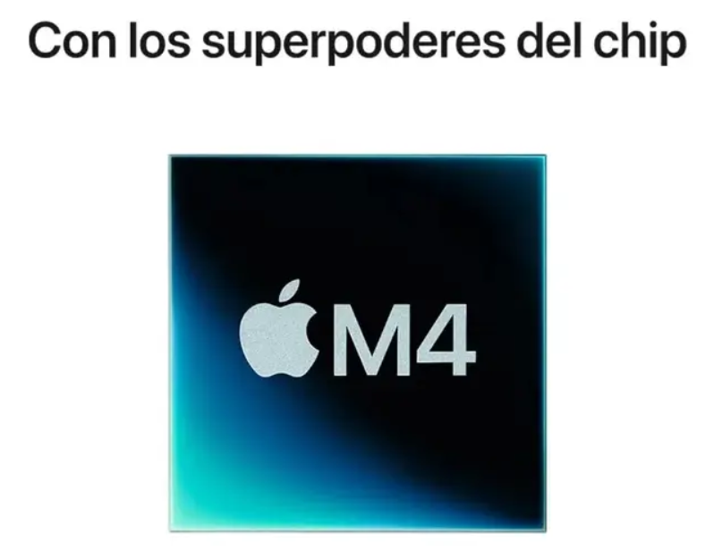 Mac Mini Apple M4 | 16GB RAM | 256GB SSD | Plata | Chip M4 10 núcleos