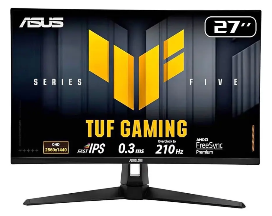 Monitor Gamer ASUS TUF VG27AQL5A | 27" QHD | 210Hz (OC) | 0.3ms | Fast IPS | Negro